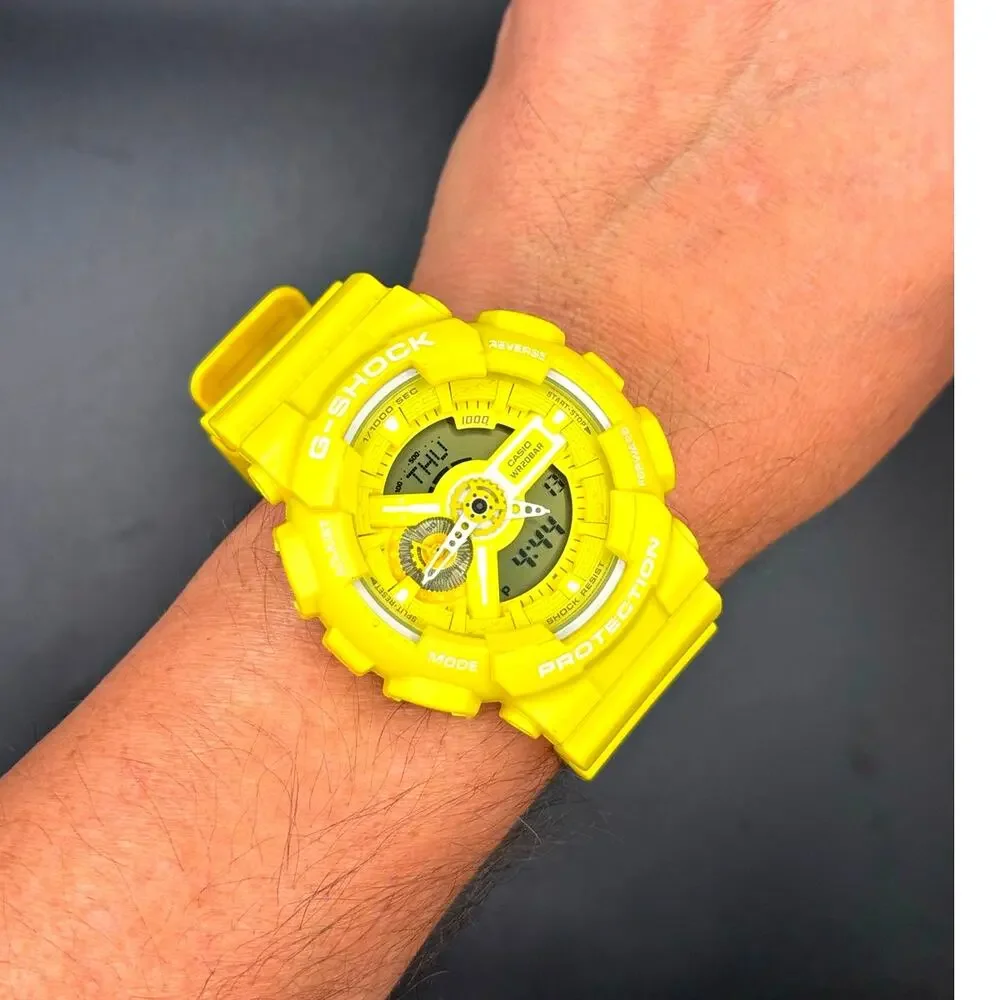 Casio G-Shock GA-110BC-9A Yellow Men's Analog Digital Watch